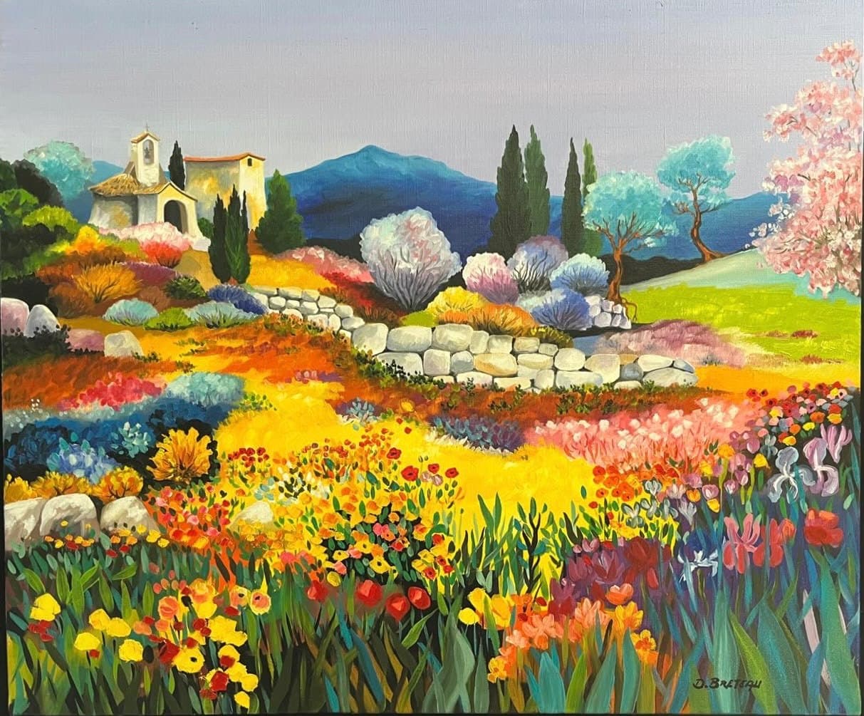 La Chapelle aux Fleurs, 2014 — Oil on canvas